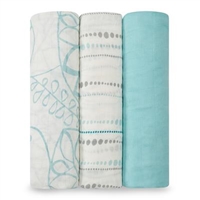 Bamboo Swaddle- 3 Pk. Azure