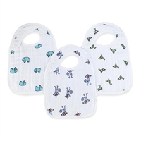 Snap Bibs- 3 Pk.  Jungle Jam