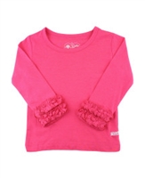 Candy Ruffled Long Sleeve Layering Tee