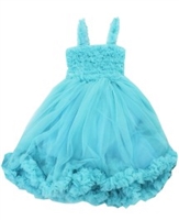 Aqua Princess Petti Dress